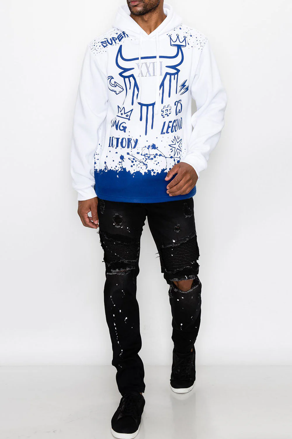 23 Legend Graffiti Pullover Hoodie - Image 4