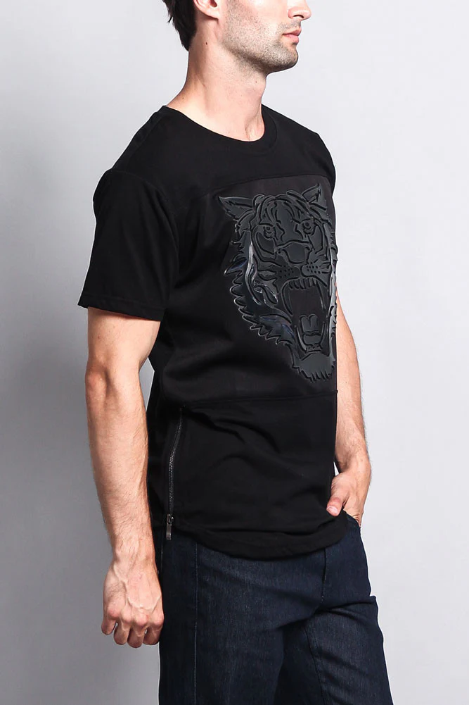 3D Metallic Embossed Tiger T-Shirt - Image 14