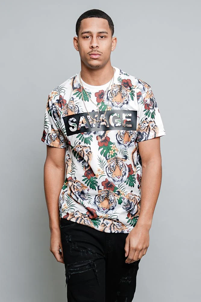 3D Savage Tiger Print T-Shirt - Image 11