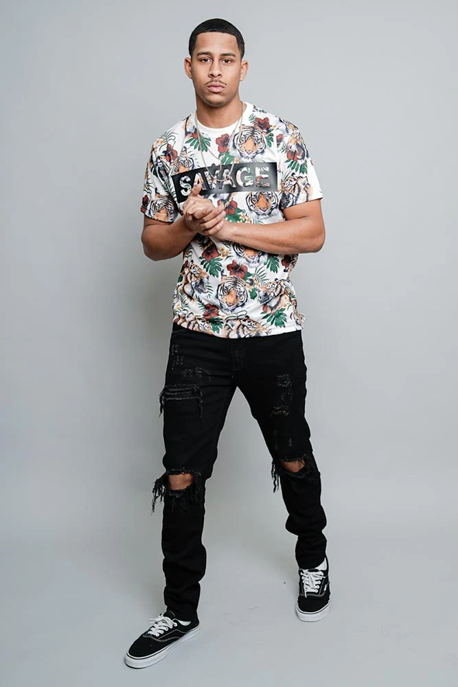 3D Savage Tiger Print T-Shirt - Image 12