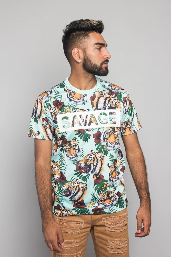 3D Savage Tiger Print T-Shirt - Image 13