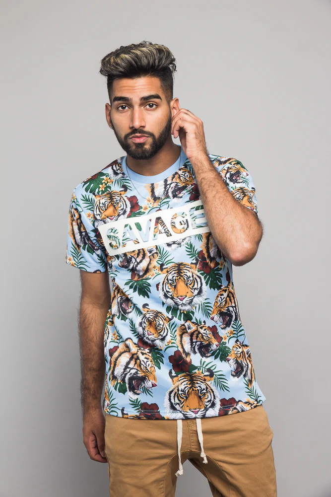 3D Savage Tiger Print T-Shirt - Image 23
