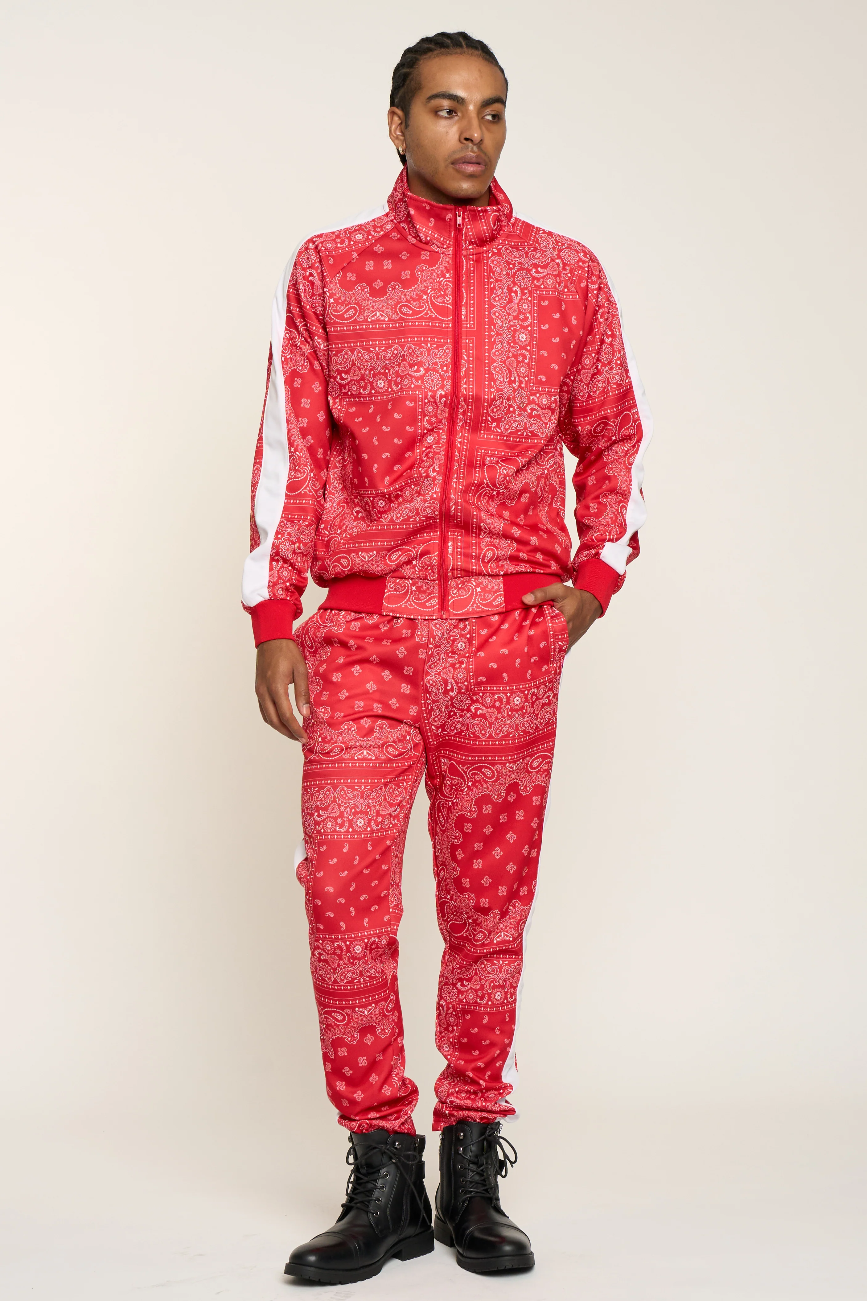 Accented Bandana Track Suit - Image 10