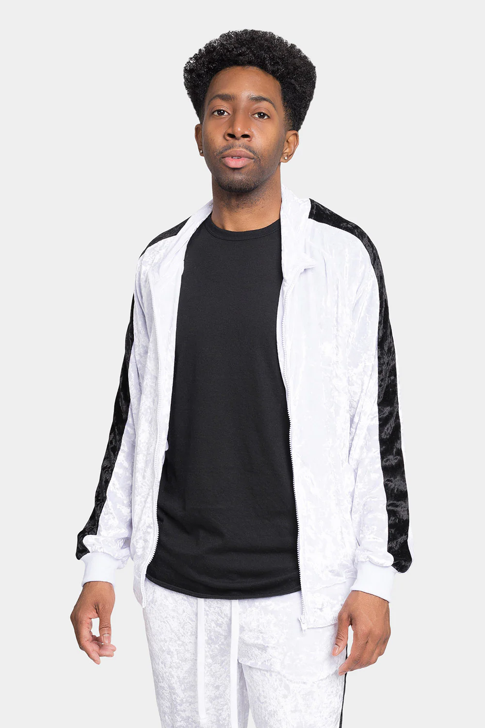 Accented Velour Track Suit - Image 17