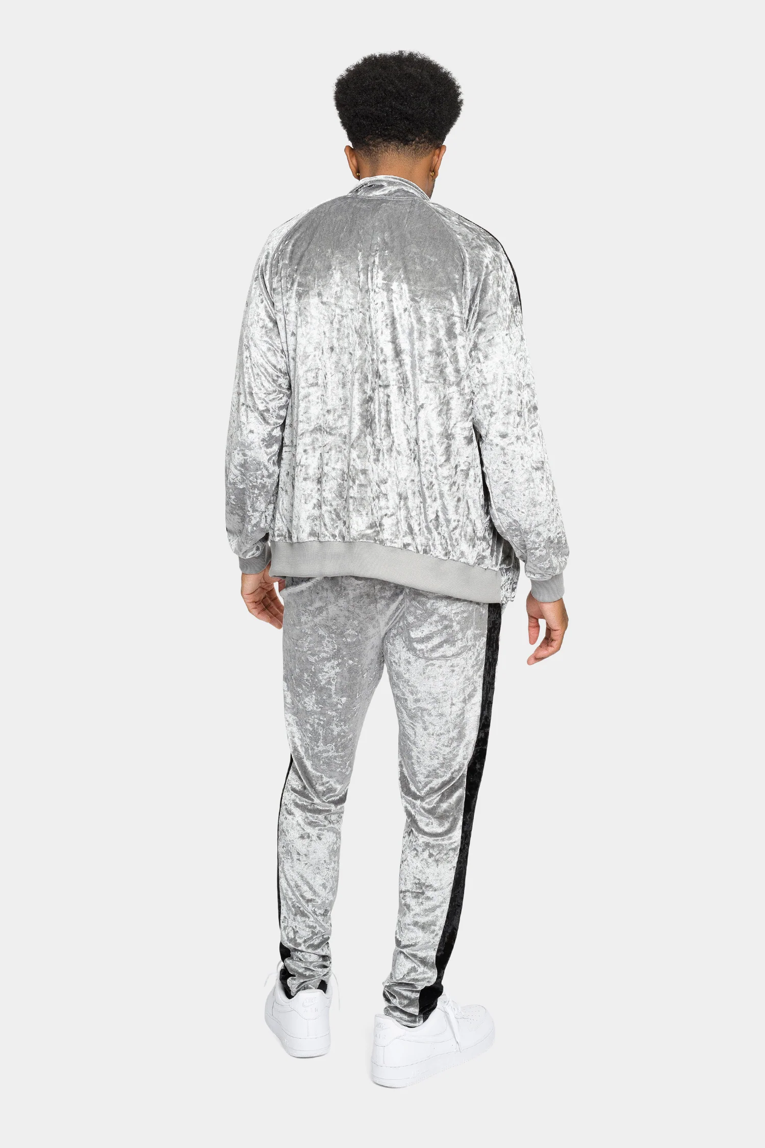 Accented Velour Track Suit - Image 33