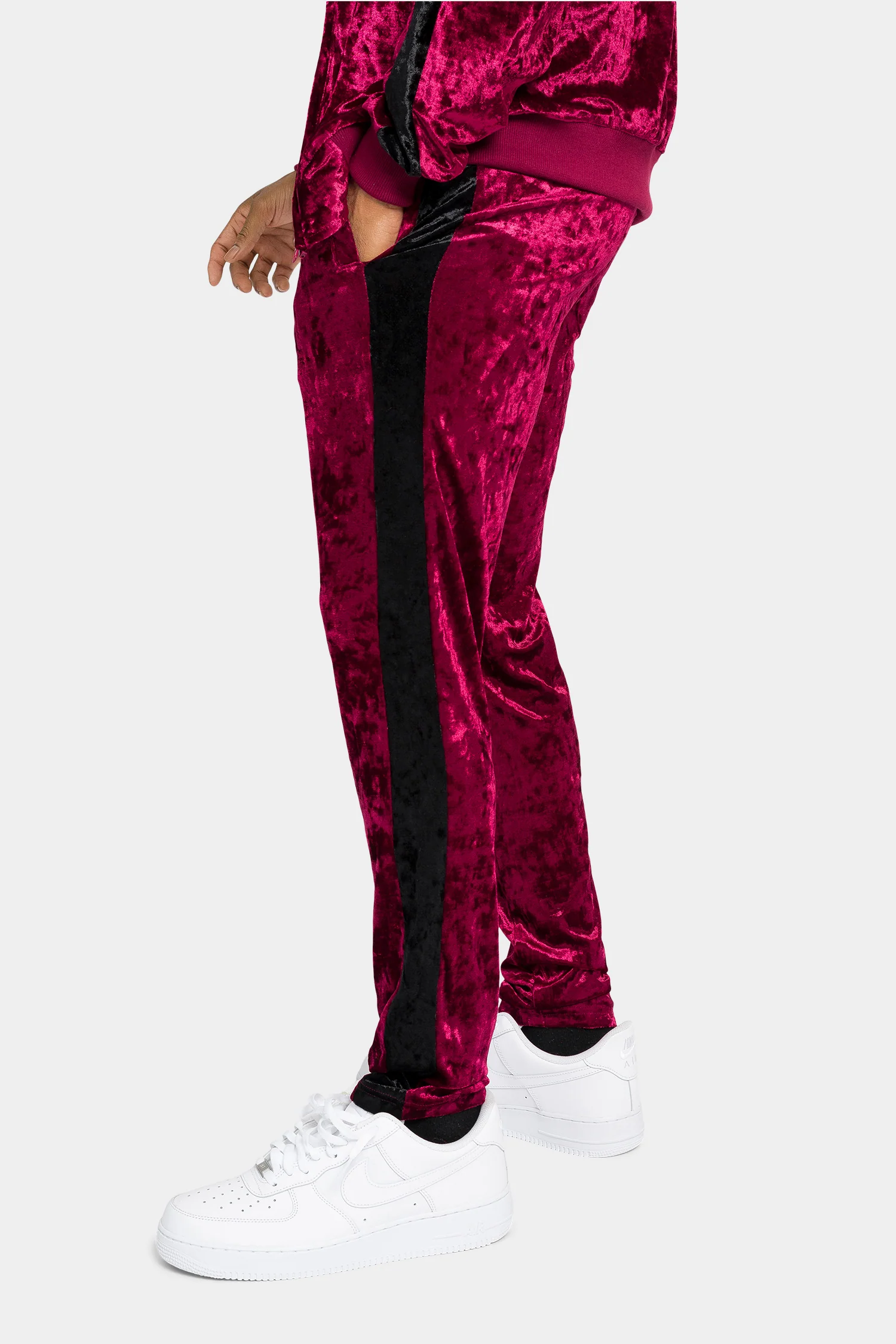 Accented Velour Track Suit - Image 6