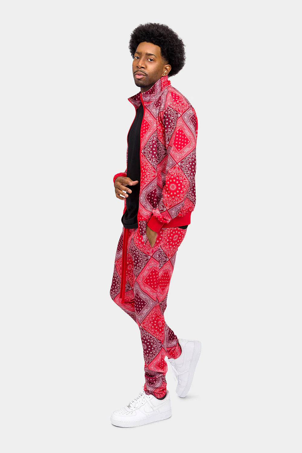 All Over Bandana Pattern Track Suit - Image 16