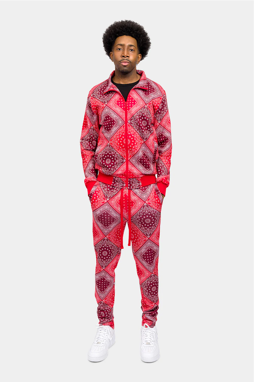 All Over Bandana Pattern Track Suit - Image 19