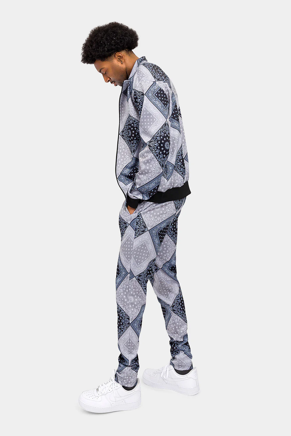 All Over Bandana Pattern Track Suit - Image 2
