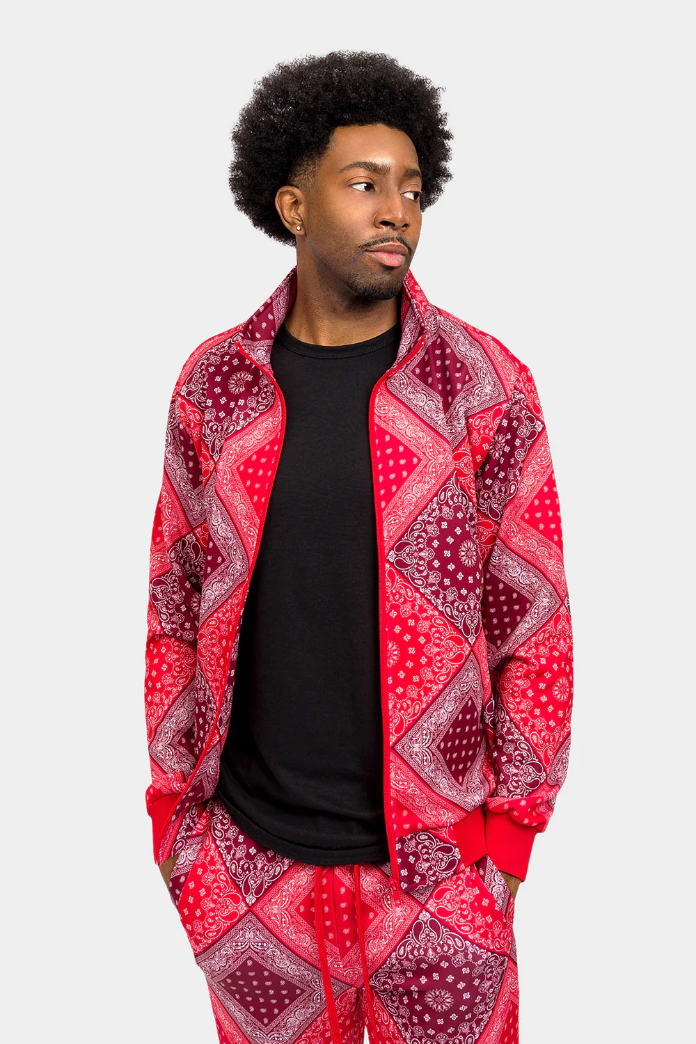 All Over Bandana Pattern Track Suit - Image 20