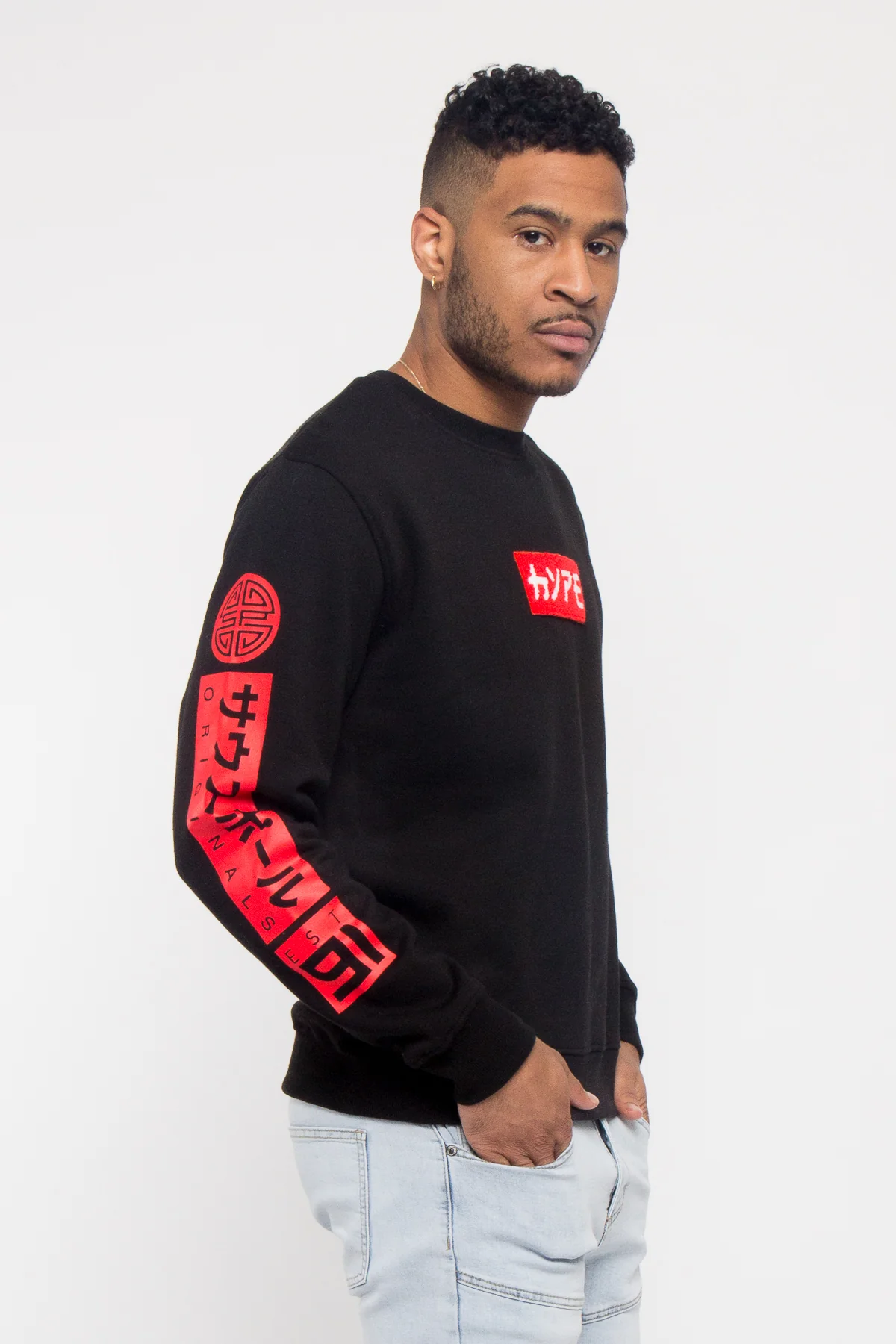 Applique Patch Hype Crewneck - Image 5