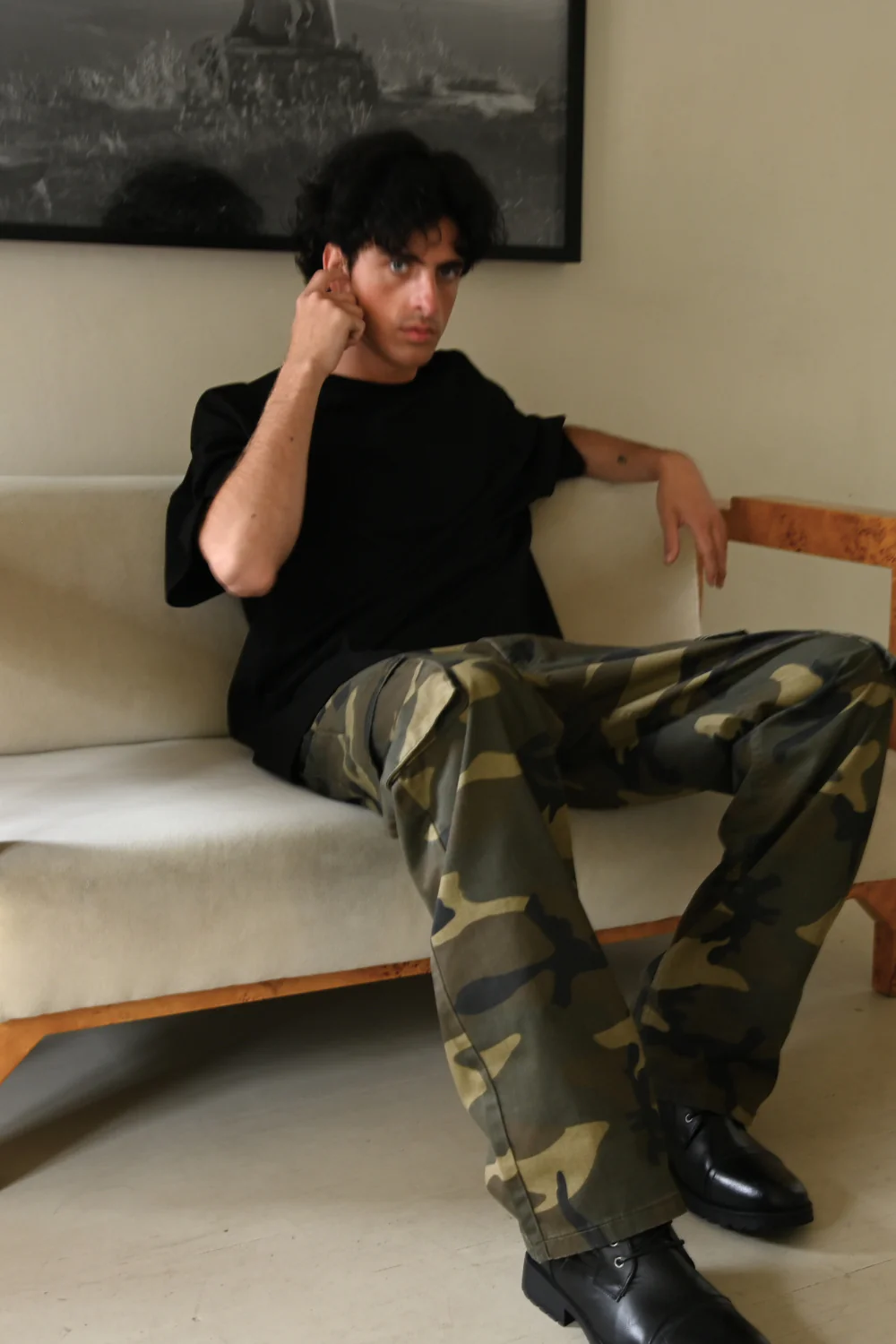 Baggy Fit Cargo Camo Pants - Image 4