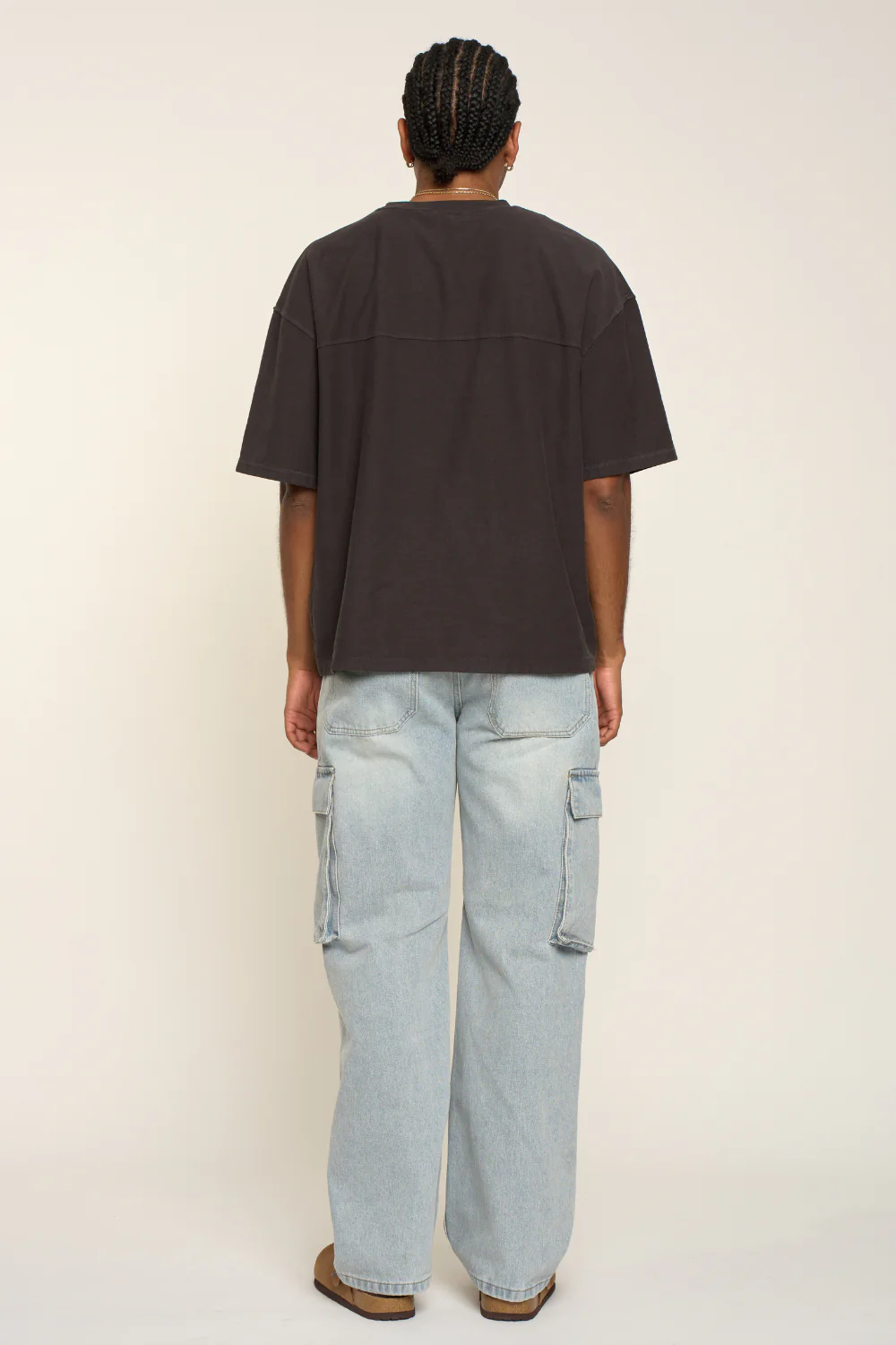 Baggy Fit Cargo Denim Jeans - Image 4