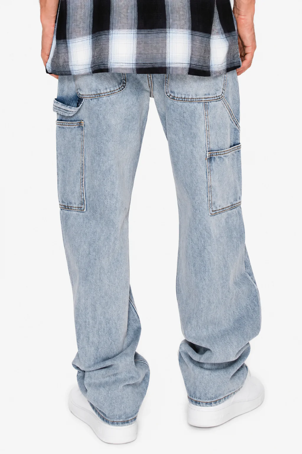 Baggy Fit Carpenter Denim Jeans - Image 3