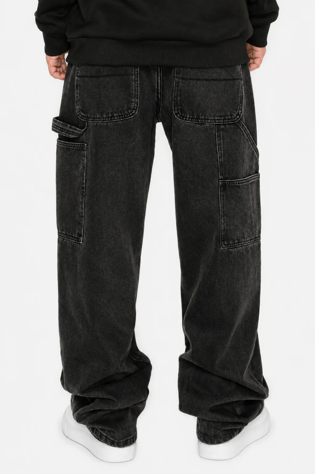 Baggy Fit Carpenter Denim Jeans - Image 8