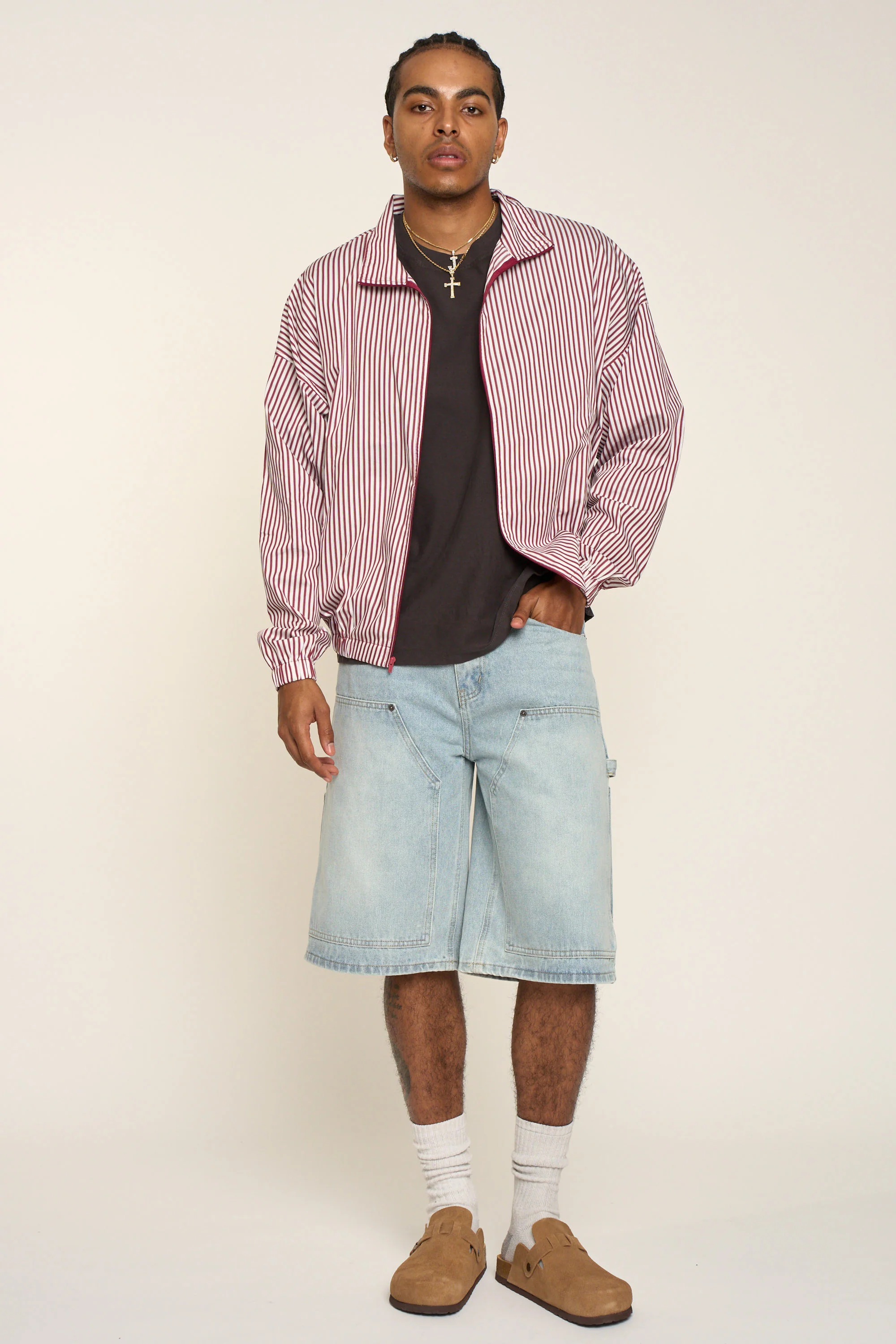 Baggy Fit Carpenter Denim Shorts - Image 8