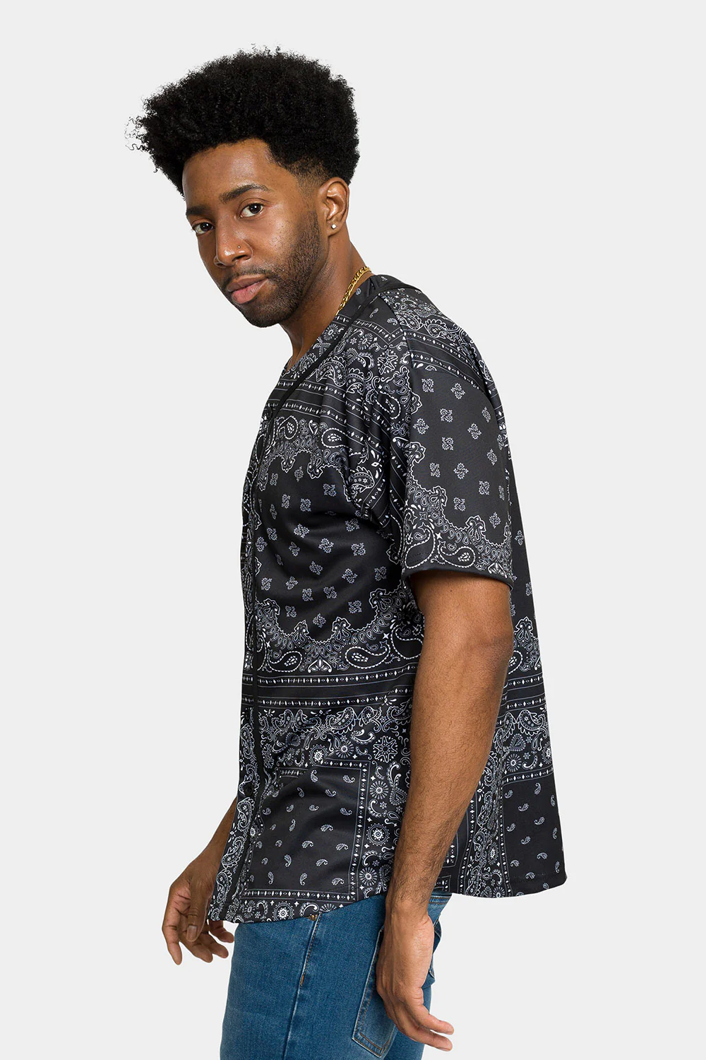 Bandana Paisley Baseball Jersey - Image 13