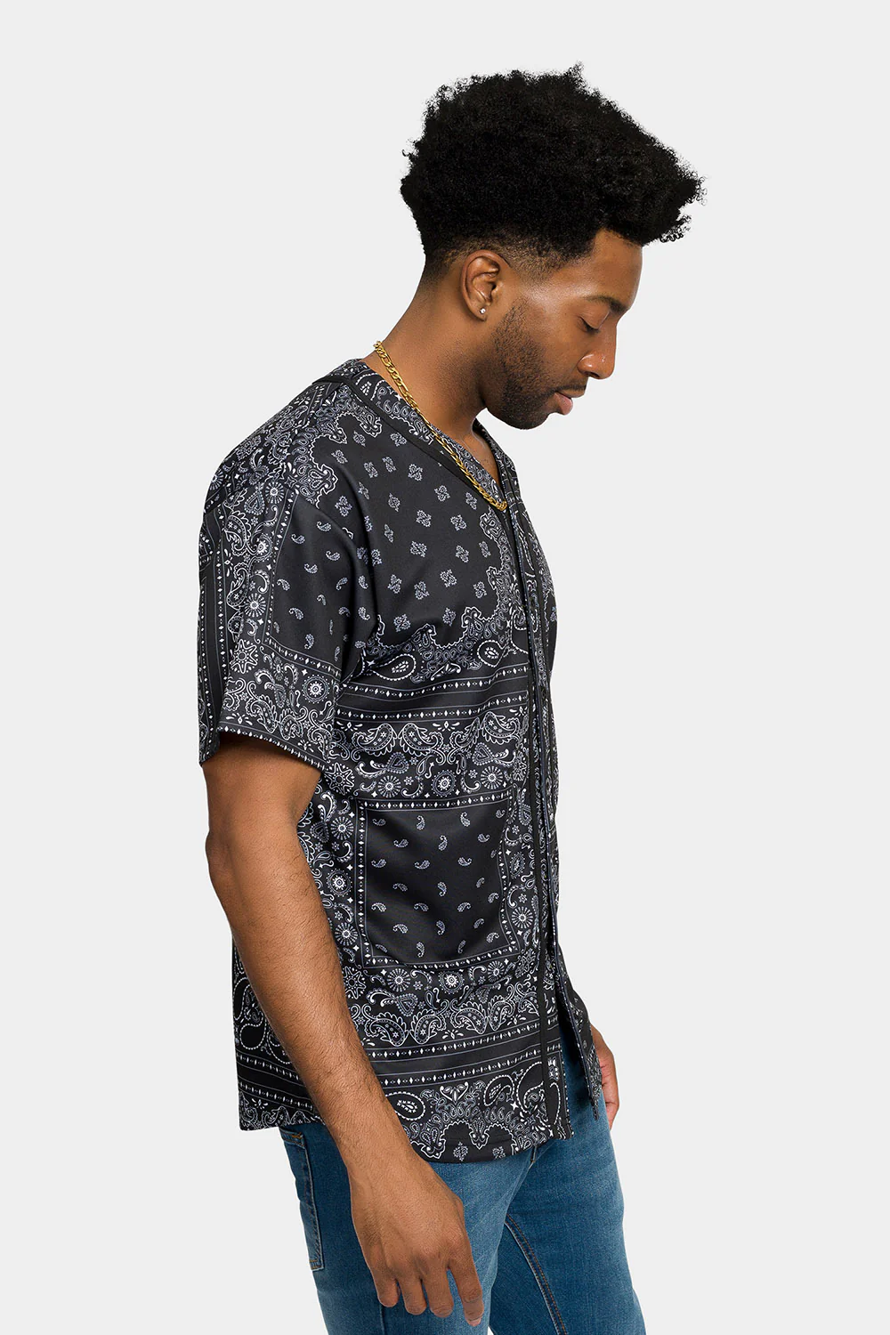 Bandana Paisley Baseball Jersey - Image 15