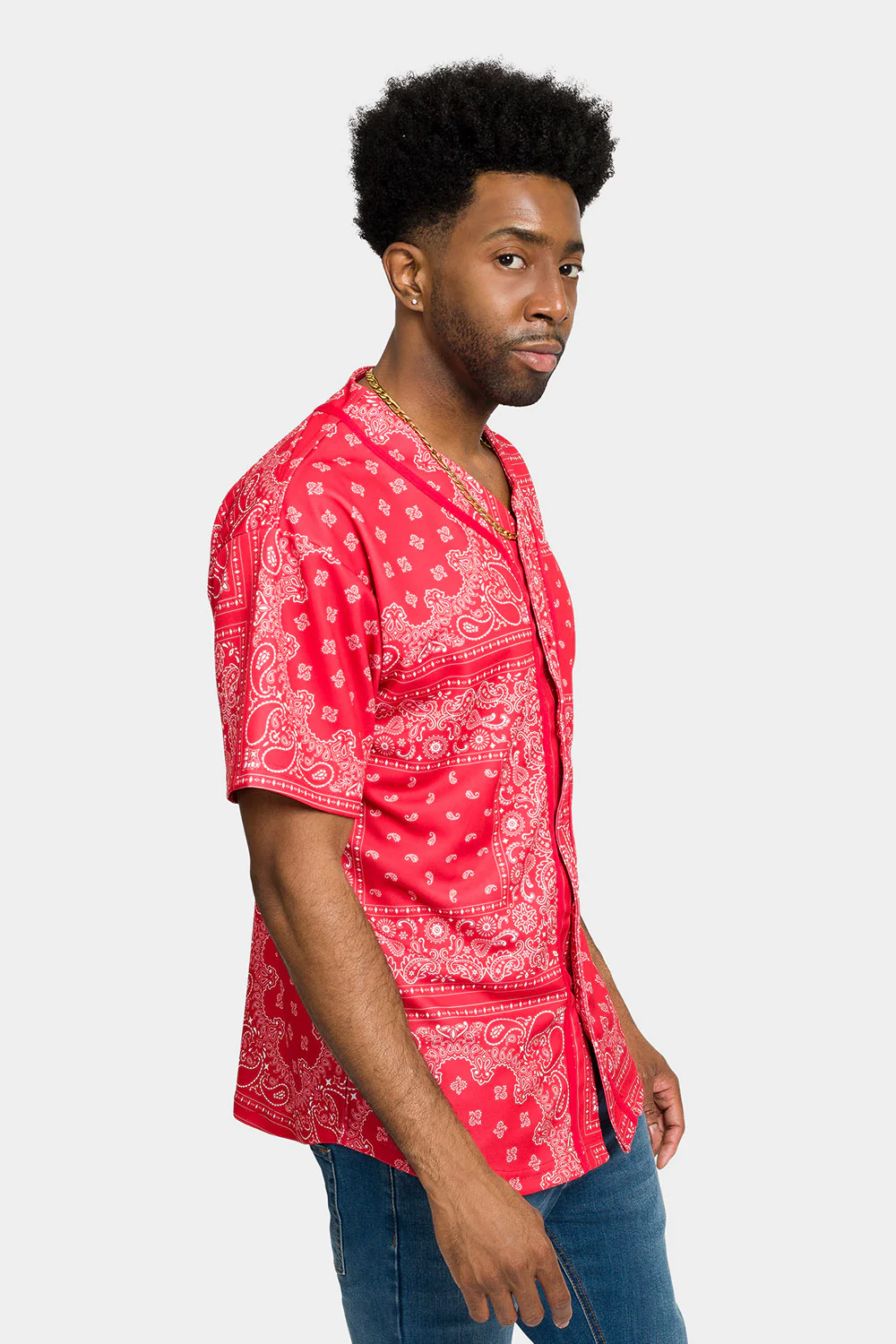Bandana Paisley Baseball Jersey - Image 6