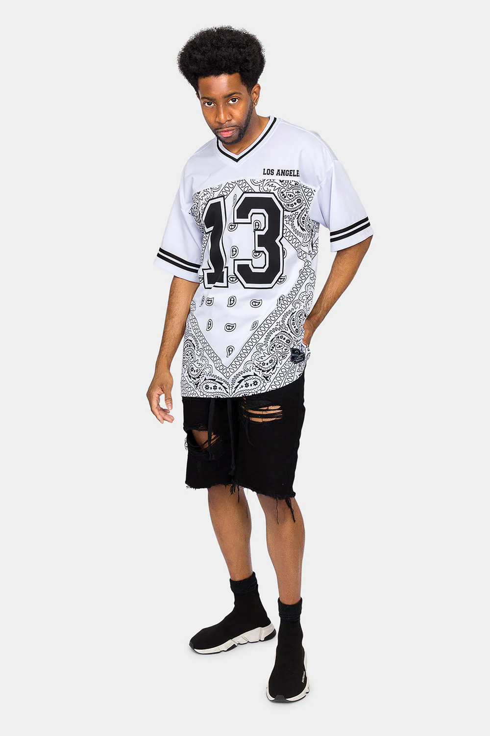 Bandana Paisley 13 Football Jersey - Image 10