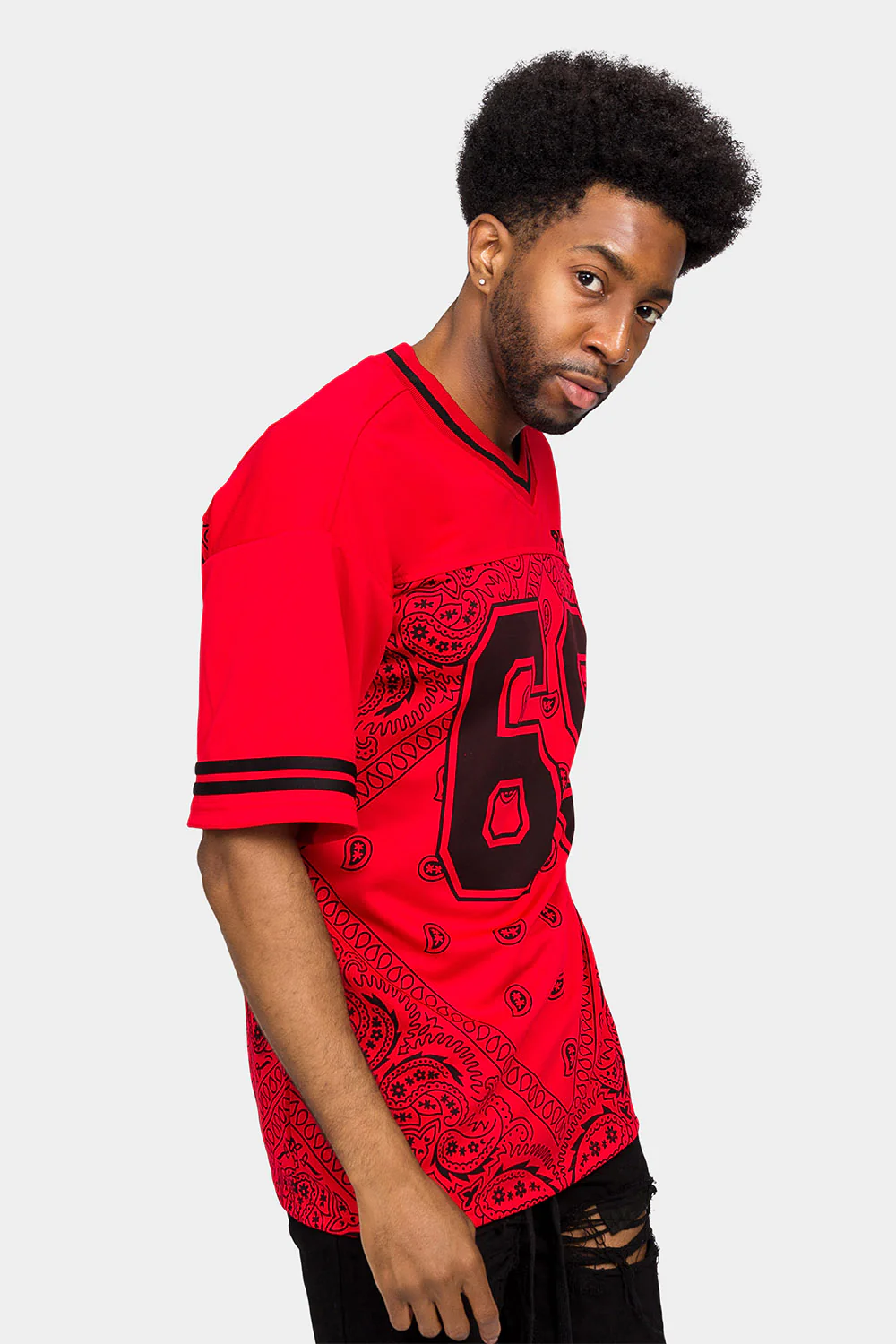 Bandana Paisley 69 Football Jersey - Image 10