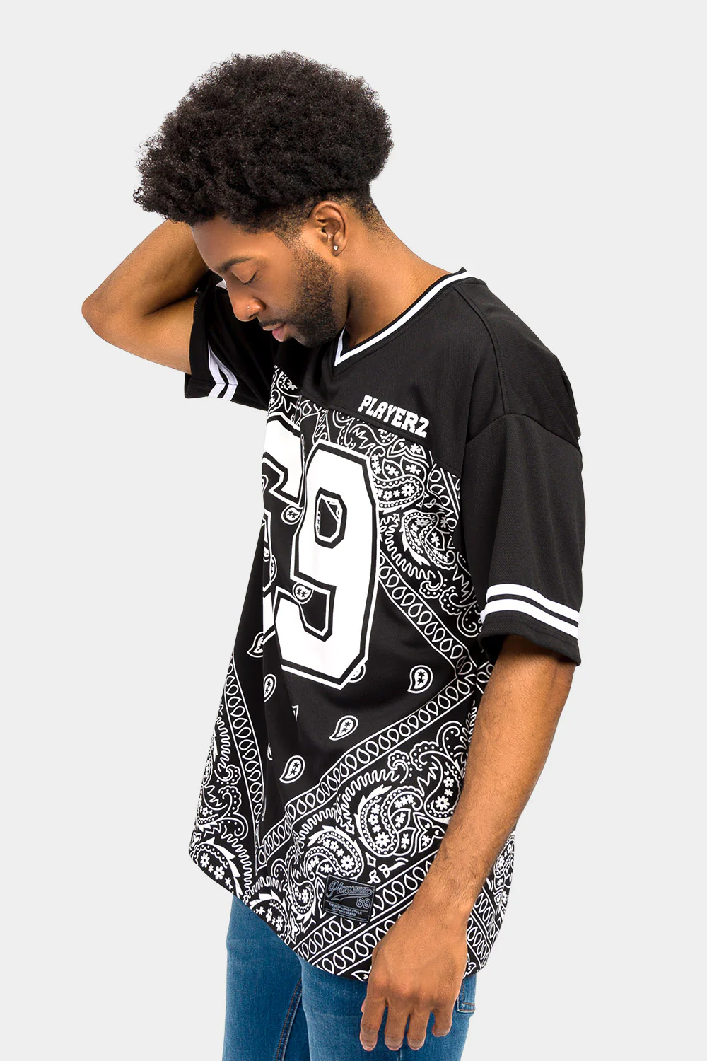 Bandana Paisley 69 Football Jersey - Image 17