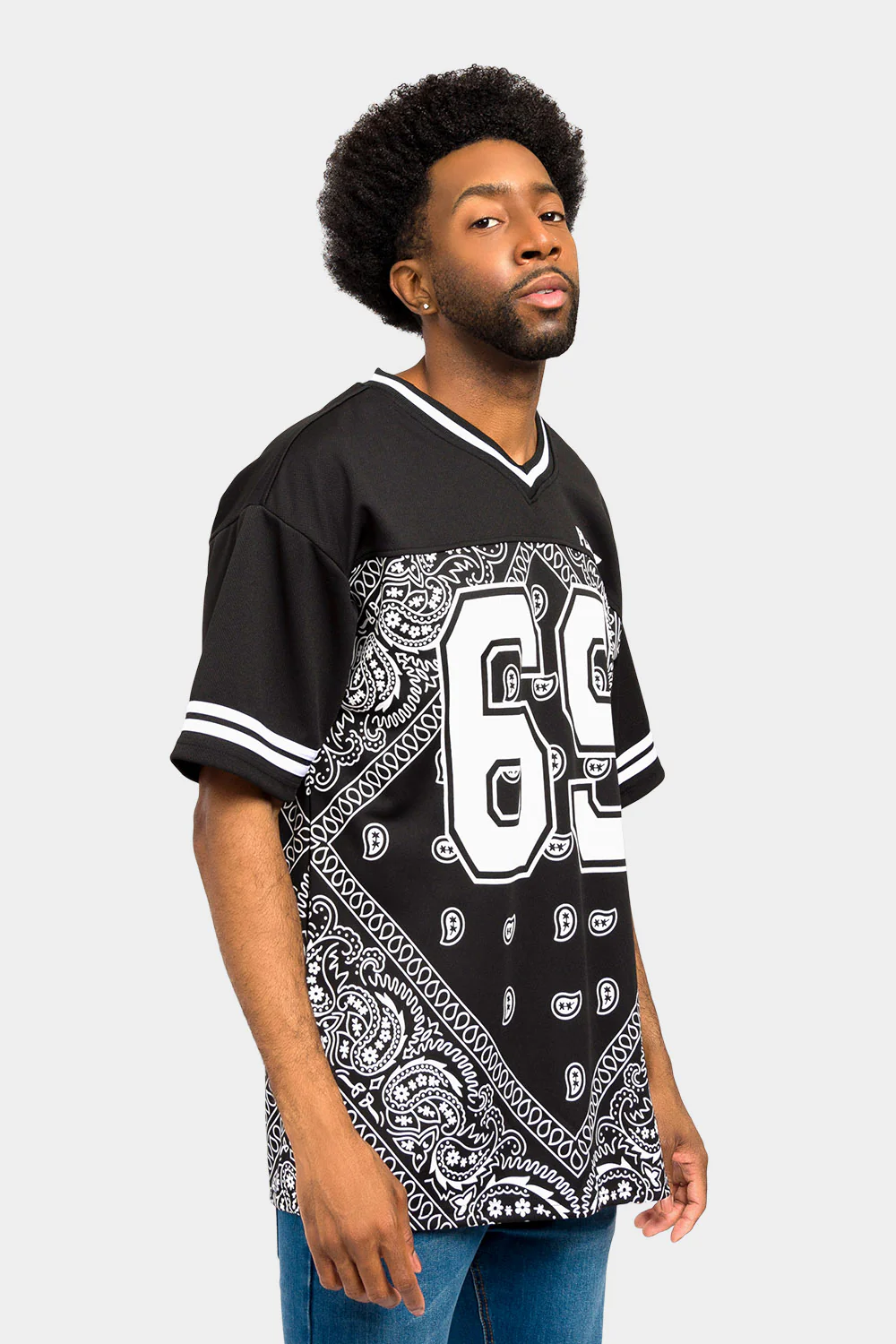 Bandana Paisley 69 Football Jersey - Image 19