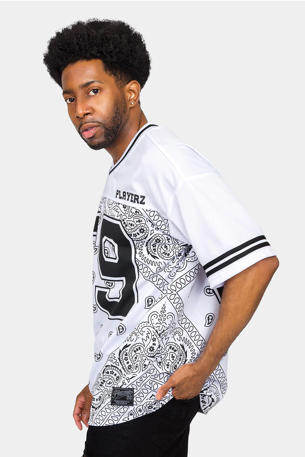 Bandana Paisley 69 Football Jersey - Image 3