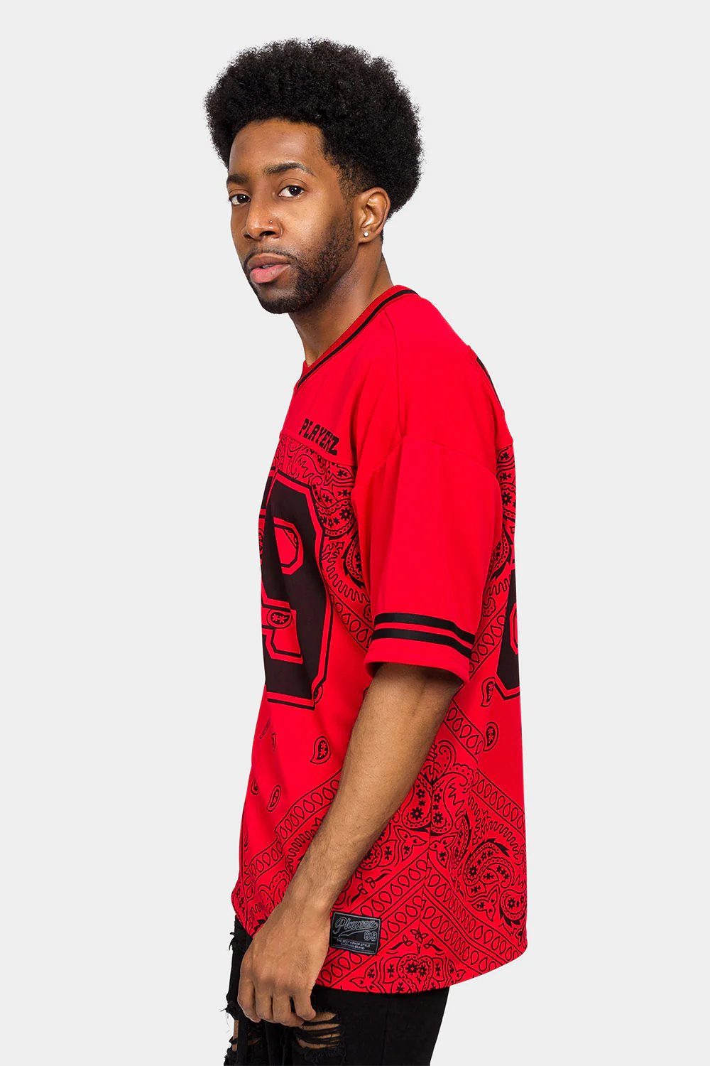 Bandana Paisley 69 Football Jersey - Image 8
