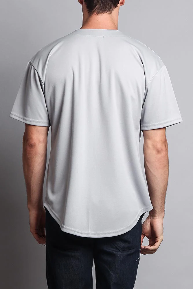 Baseball Button Down Short Sleeve Jersey - Image 14