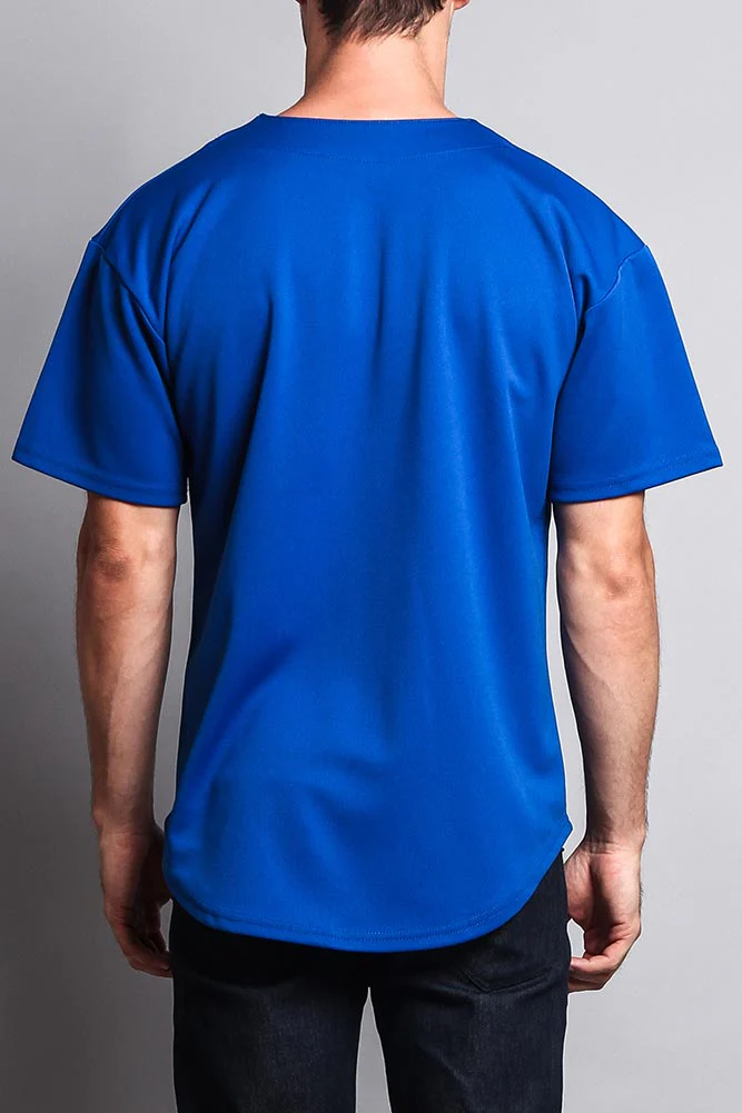 Baseball Button Down Short Sleeve Jersey - Image 23