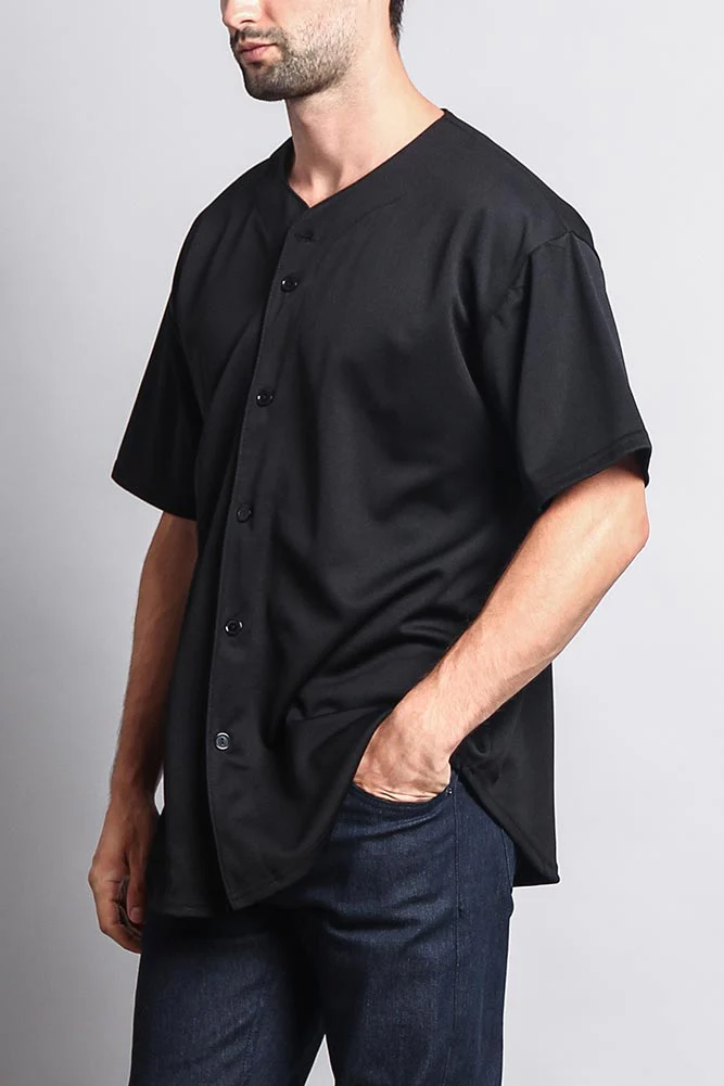 Baseball Button Down Short Sleeve Jersey - Image 32