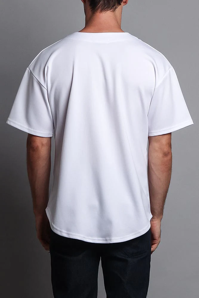 Baseball Button Down Short Sleeve Jersey - Image 38