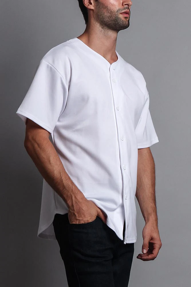 Baseball Button Down Short Sleeve Jersey - Image 39