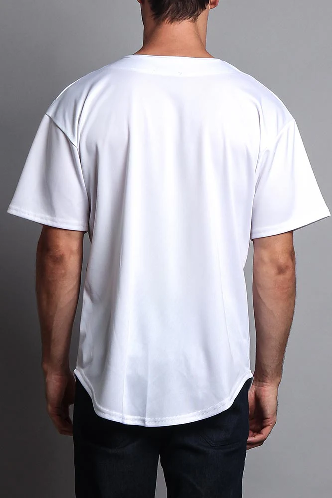 Baseball Button Down Short Sleeve Jersey - Image 43