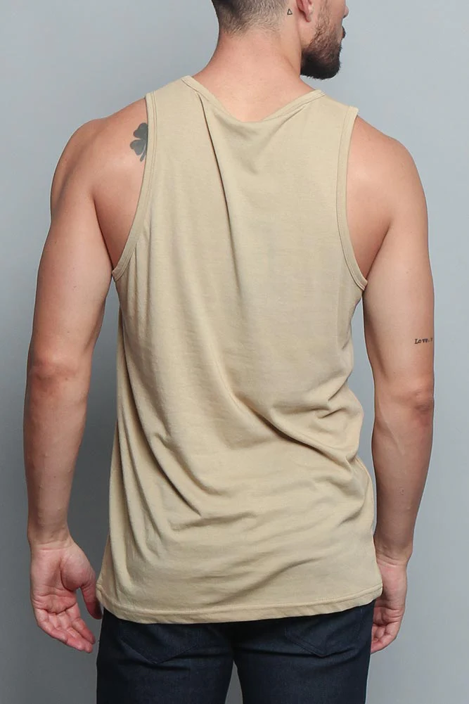 Basic Essential Straight Hem Long Length Tank Top - Image 18