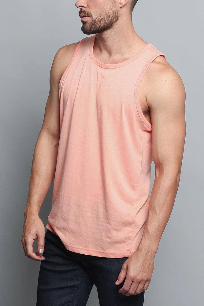 Basic Essential Straight Hem Long Length Tank Top (New Colorways) - Image 7
