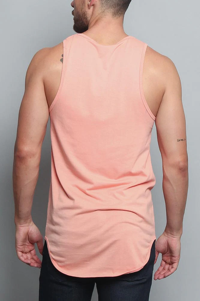 Basic Long Length Curved Hem Tank Top (New 2018 Colorways) - Image 8