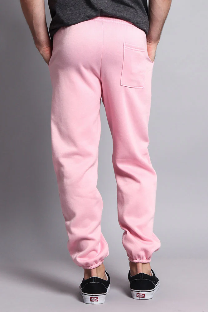 Basic Solid Color Fleece Sweatpants - Image 53