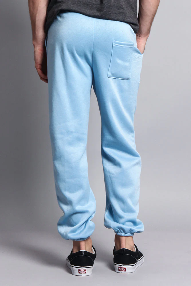Basic Solid Color Fleece Sweatpants - Image 63