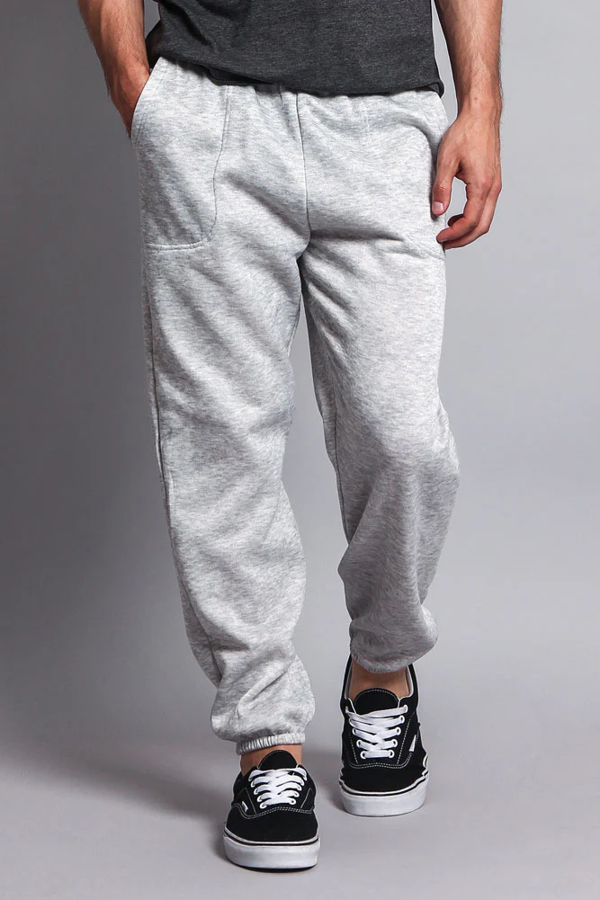Basic Solid Color Fleece Sweatpants (New Colorways) - Image 11