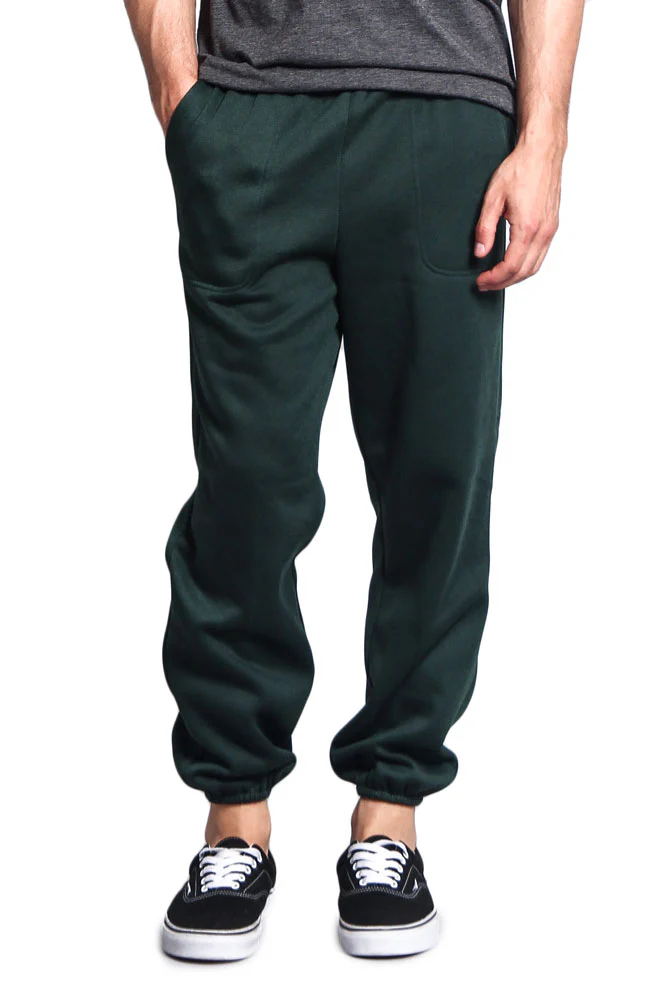 Basic Solid Color Fleece Sweatpants (New Colorways) - Image 37