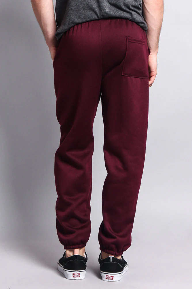 Basic Solid Color Fleece Sweatpants (New Colorways) - Image 4