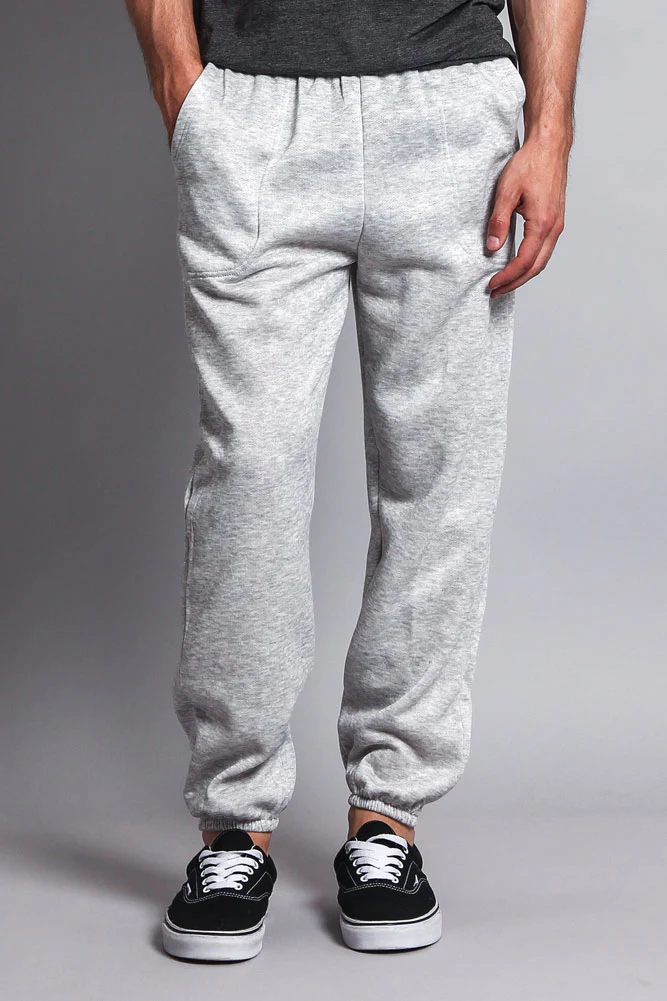 Basic Solid Color Fleece Sweatpants (New Colorways) - Image 7