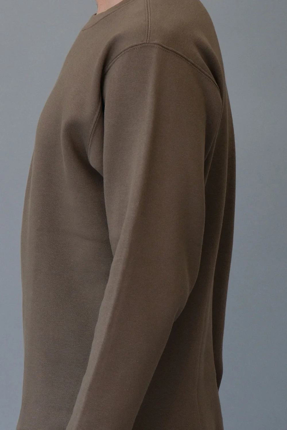 Basic Solid Crew-Neck Sweatshirt - Image 22
