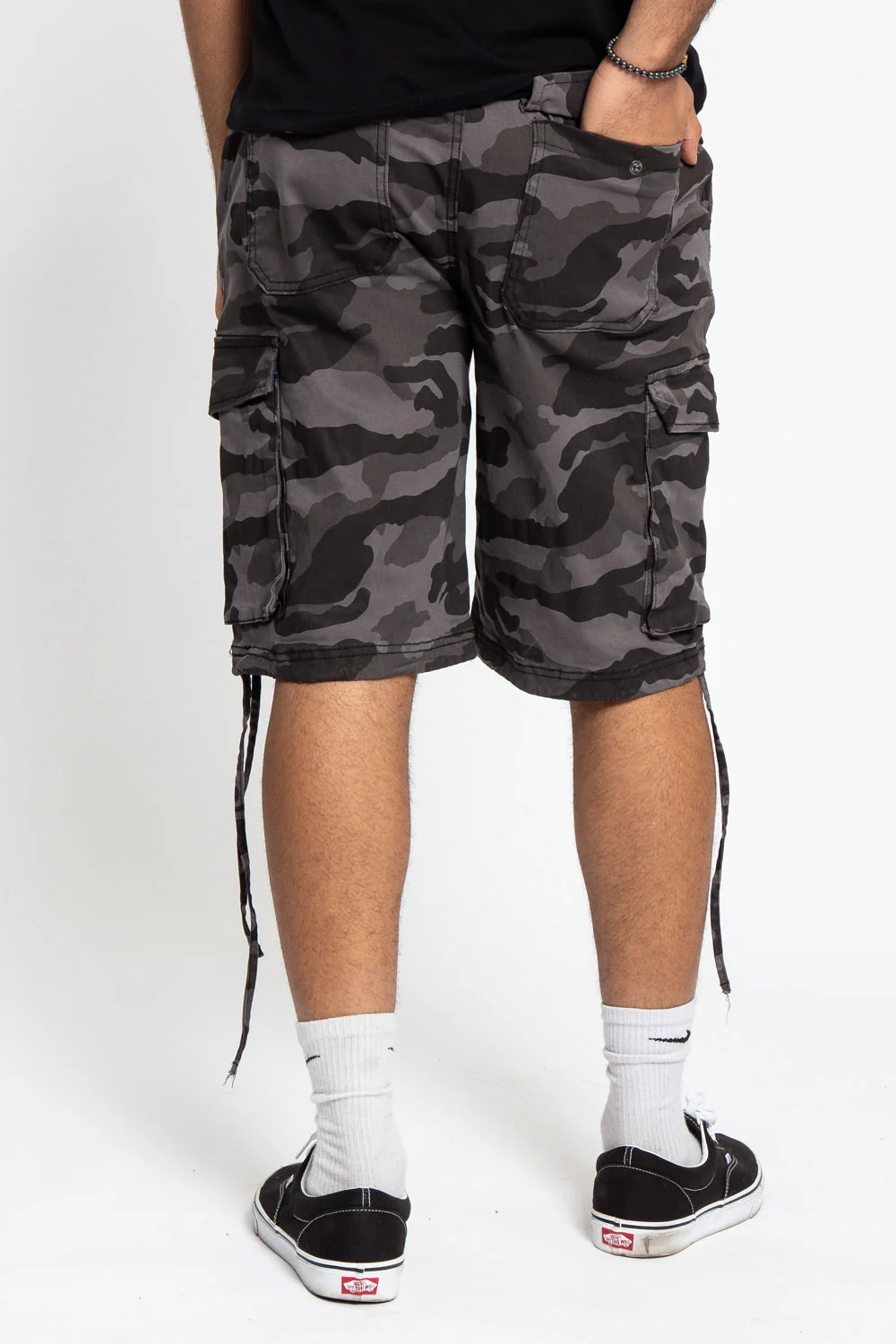 Belted Camo Cargo Shorts - Image 10