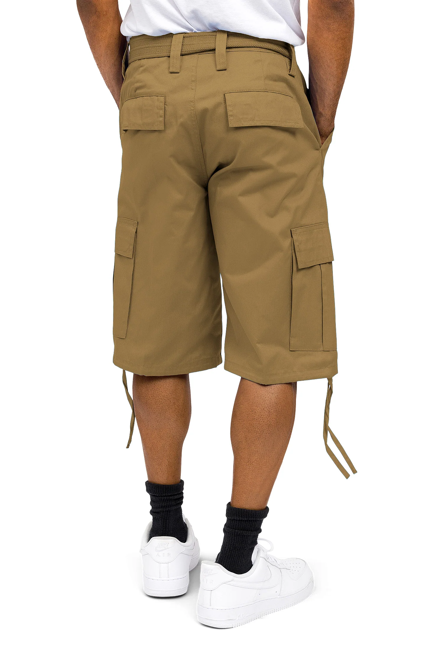 Belted Solid Cargo Shorts (New Colorways) - Image 8