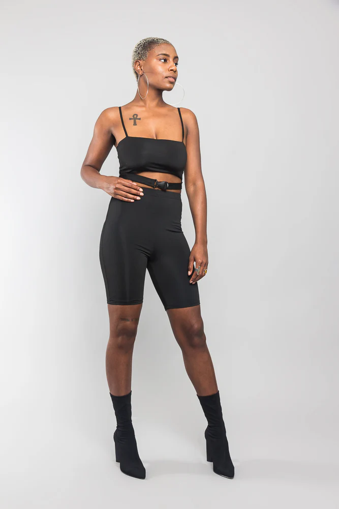Buckled Crop Top Set - Image 4