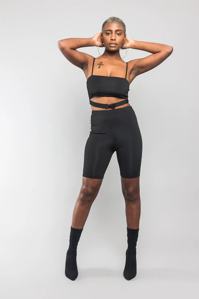 Buckled Crop Top Set - Image 5