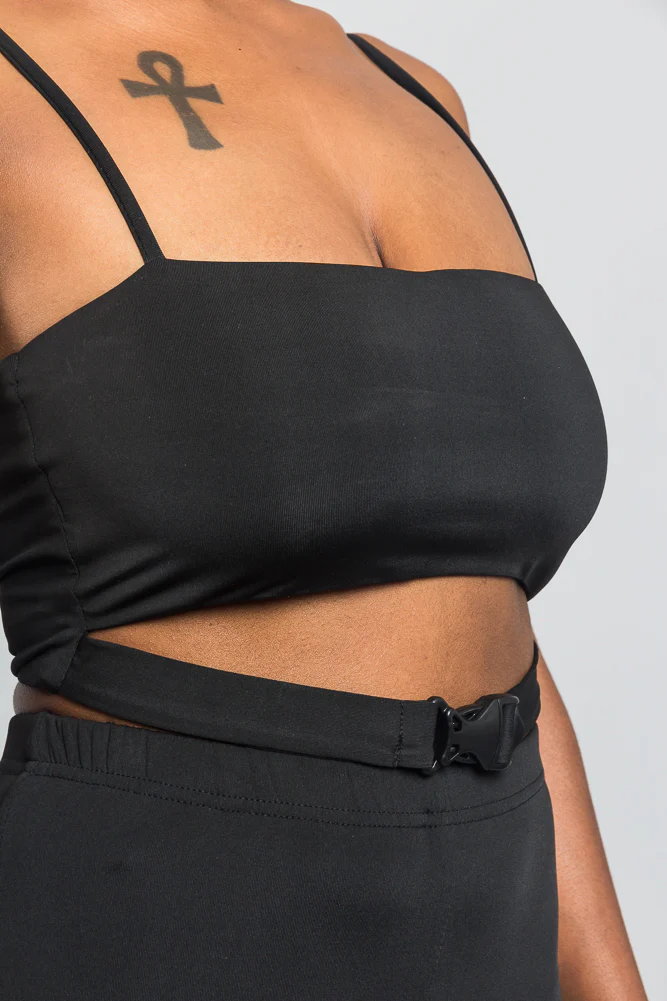 Buckled Crop Top Set - Image 6